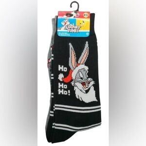 Looney Tunes Bugs Bunny Tasmanian Devil 2-Pack of Holiday Themed Socks Size 6-12